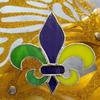Switchables Glass Cover: Mardi Gras, Fleur de Lis view 2