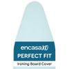 Encasa XO Ironing Board Cover and Pad 49"x18" - 4mm Felt Wide Iron Board Cover with Padding - Heat Resistant, Stain-Safe Dye, Non Slip Elastic Bungee Cord Tightening Iron Table Cover Ice Blue view 1