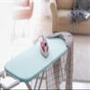 Encasa XO Ironing Board Cover and Pad 49"x18" - 4mm Felt Wide Iron Board Cover with Padding - Heat Resistant, Stain-Safe Dye, Non Slip Elastic Bungee Cord Tightening Iron Table Cover Ice Blue view 3