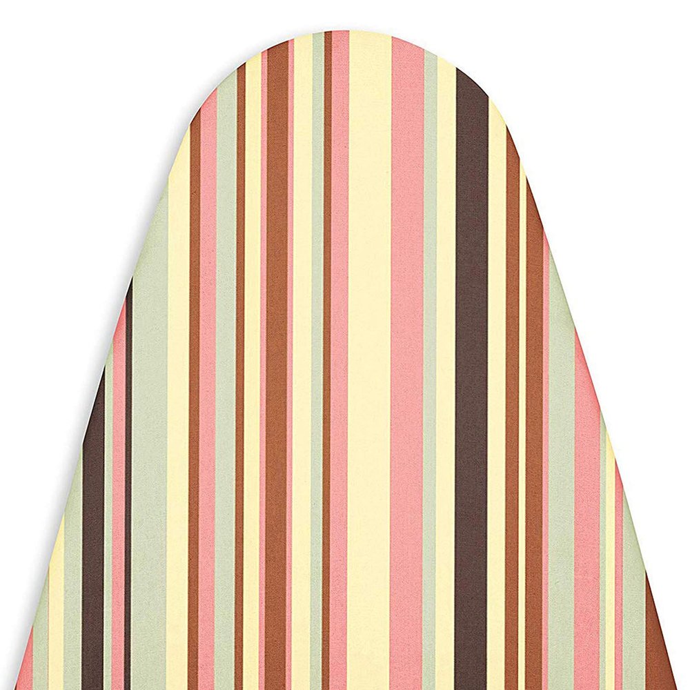 Encasa XO Ironing Board Cover and Pad 42"x14" Standard Size | Thick 4mm Felt Padded Iron Board Cover with Padding, Scorch & Stain Resistant Cotton, Heavy Duty Elastic Bungee Snug Fit - [Design]