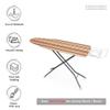 Encasa XO Ironing Board Cover and Pad 42"x14" Standard Size | Thick 4mm Felt Padded Iron Board Cover with Padding, Scorch & Stain Resistant Cotton, Heavy Duty Elastic Bungee Snug Fit - [Design] view 2