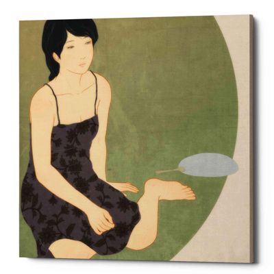 Epic Graffiti 'Waka Kaede' by Sai Tamiya, Canvas Wall Art, 12"x12"