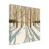 Trademark Fine Art Winter Shadows II by Megan Meagher, 18x18 view 2