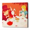 Epic Graffiti 'Alice's Tea Party' by Sai Tamiya, Canvas Wall Art, 16"x12" view 1
