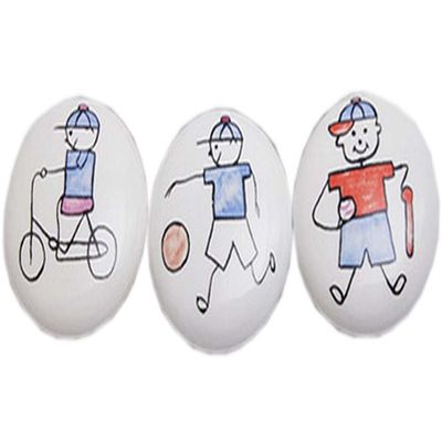 Panda Legends Set of 3 [Sunny Boy] Lovely Ceramic Kids Drawer Knobs Cabinet Pulls,Random Style