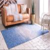 Unique Loom Outdoor Modern Collection Area Rug - Ombre (6' 1" x 9' Rectangle, Blue/ Ivory) view 3