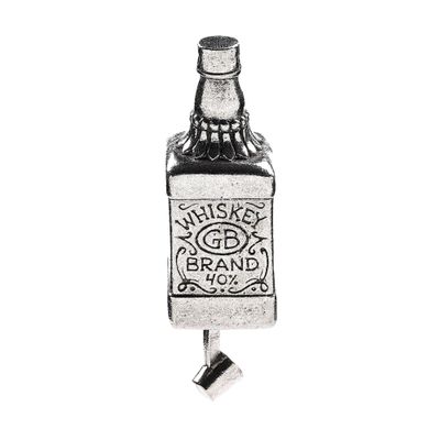 Guardian Bell Whiskey Bottle Good Luck Bell w/Keyring & Black Velvet Gift Bag | Motorcycle Bell | Lead-Free Pewter | Good Luck Gift to Friends & Family | Bike Bell | Made in USA