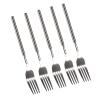 5Pcs Extendable Forks, Stainless Steel Telescopic Forks Adjustable Length 8.7 to 25.4 Inch for BBQ Dessert Portable Outdoor Use view 1