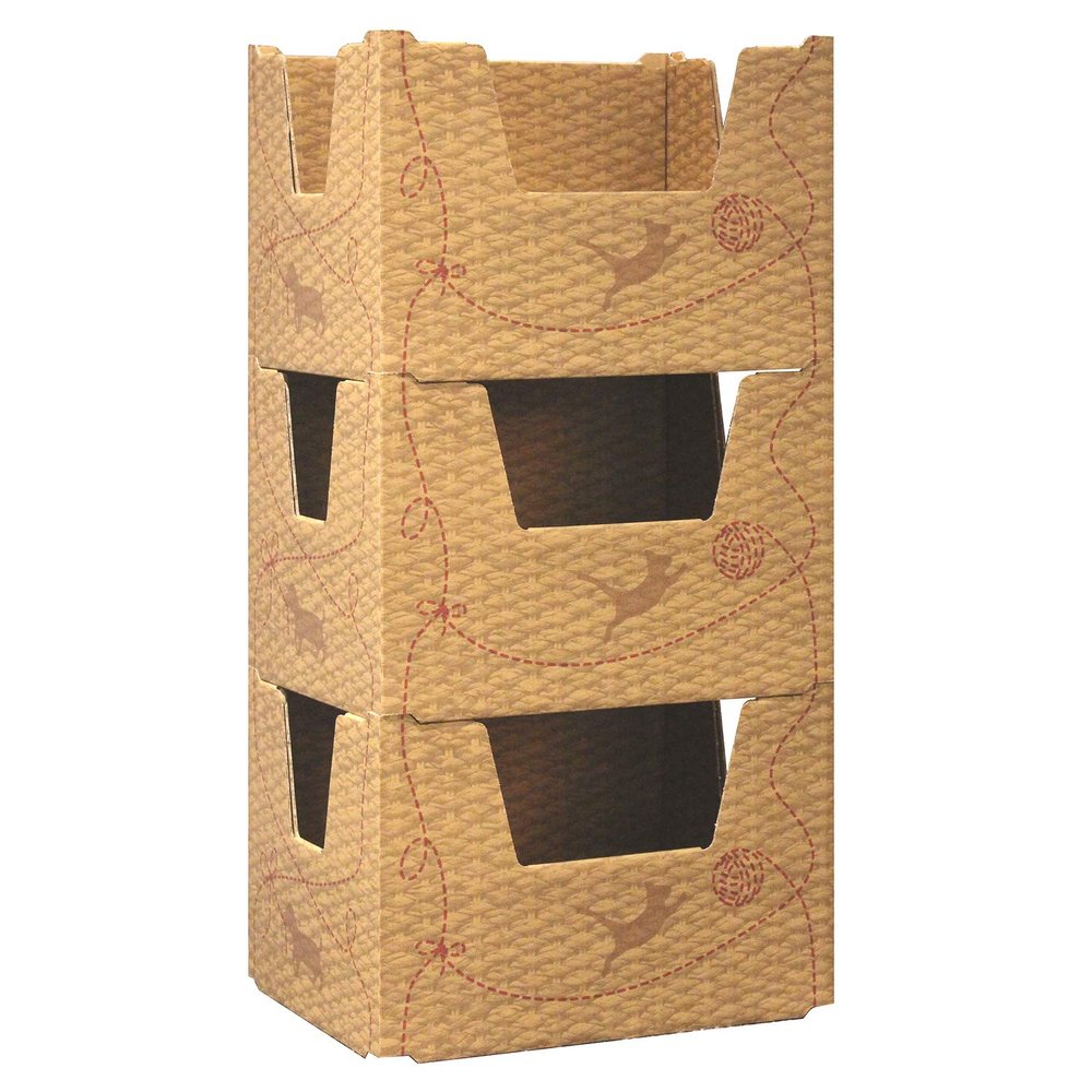 Plus DN-401 40-100 Storage Supplies, Connecting Storage Box, Set of 3 Tiers, Set