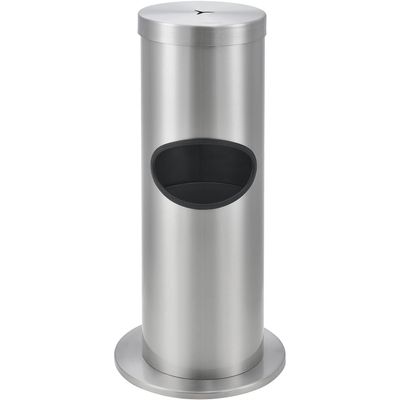 Global Industrial Stainless Steel Floor Standing Wet Wipe Dispenser, 31" H