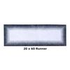 Better Trends 100% Cotton Torrent Collection Bath Mats, Gray Bath Mat - Tufted, Absorbent & Machine Washable Bath Mats Runner for Tub, Shower, and Bath Room, 20" x 60" view 2