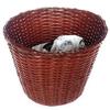 Set of Large (11" Tall, 9" At Top, 8" at Base) & Medium (8" Tall, 7" Top, 6" at Base) Eco Friendly Handmade Waste-bin/Waste Basket/Trash Can/Dustbin (Colour : Natural) view 3