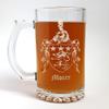Moore English Family Coat of Arms Beer Stein 16 oz  Personalized Heraldic Engraving view 2