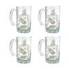 O'Shea Irish Family Coat of Arms Beer Stein 16 oz  Personalized Heraldic Engraving view 1
