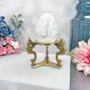 Bard's Brass-toned Egg Stand/Holder, Small Dragons, 1.5" Diameter view 3