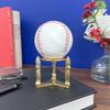 Bard's Brass-toned Egg Stand/Holder, Pillar Leg, 1.25" Diameter view 4