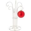 Bard's 6 Arm Silver Ornament Stand, 12" H x 6" W x 6" D view 2