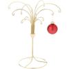Bard's 12 Arm Gold-toned Ornament Stand, Tree, 11.5" H x 10" W x 10" D view 2