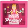 Boston Warehouse Rainy Day Fund Savings Bank, Shadowbox, Princess, 8 x 7 Inches view 1
