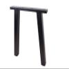 ECLV 18" Dining Bench Legs, Vintage Steel Table Legs, Coffee Table Legs,Computer Desk Legs,Industrial Kitchen Table Legs,Set of 2,Black view 4
