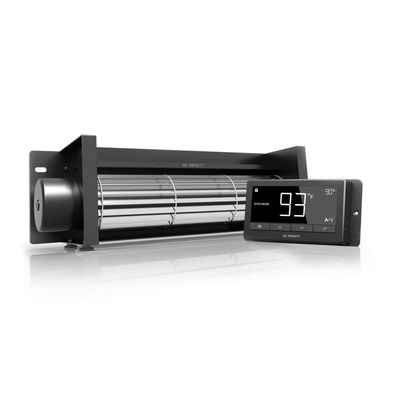 AC Infinity AIRBLAZE T12, Universal Fireplace Blower Fan Kit 12" with Temperature and Speed Controller, Compatible with Lennox, Hearth Glo, Majestic, Rotom Fireplaces, for Home Heat Circulation