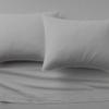 4 Piece Sheet Set Full (54"x75") Size Light Grey Solid, 100% Egyptian Cotton, High-Thread-Count Cooling Bed Sheets, 9 Inch Deep Pocket of Fitted Sheet, Quality Cotton Bed Sheets For Full Size Bed view 3