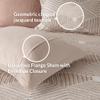 Ink+Ivy Queen Comforter Set Geometric Cotton Comforters Farmhouse with Clipped Jacquard, All Season, Down Alternative Lightweight & Fluffy Bedding, Matching Shams, Ellipse, Full/Queen, Blush 3 Piece view 3