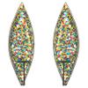 DecorShore Bella Palacio Glass Mosaic & Metal Wall Mounted Decorative Candle Holder Wall Sconce, Set of 2, Large Size 18 in. Light Weight Wall Decor (Retro Rainbow) view 1