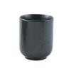 2 Pcs. Japanese 3"H Porcelain Yunomi Sushi Tea Cups Metallic Black/Made Japan view 1