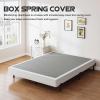 ZIYOO California King Box Spring and Cover, 9 Inch High Profile Easy Assembly,Mattress Foundation/Heavy Duty Metal Steel Structure/Quiet Noise-Free Accessory view 4