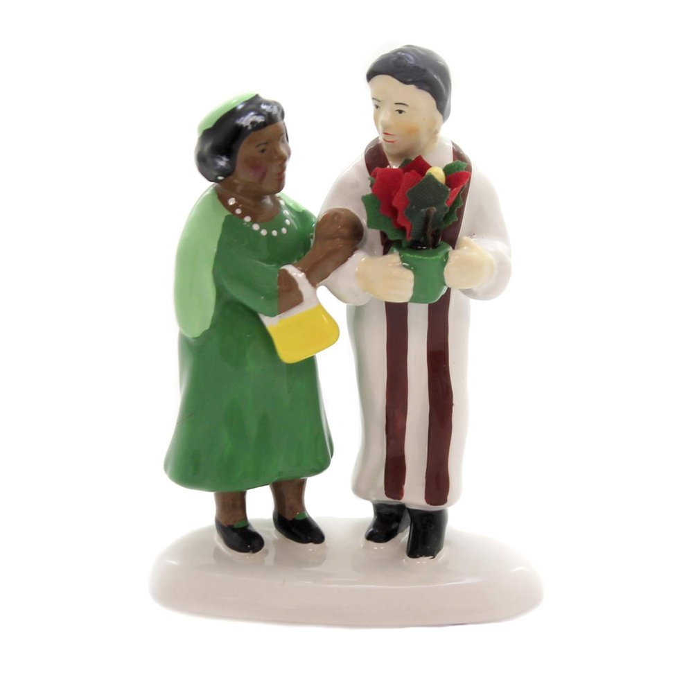 Department 56 Original Snow Village Merry Christmas, Pastor Figurine 6003145 New