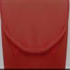 Ottoman Round Pouf Cover with Piping Footstool Cover Cotton Burgundy 18" Diameter x 16" Height (45 cm Diameter x 40 cm Height) Cover ONLY, Not Stuffed, Insert not Included view 3
