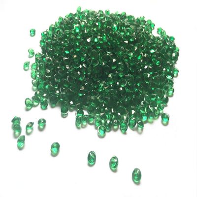 Jane Shop Acrylic Diamonds, 4.5mm Acrylic Color Faux Round Crystals Treasure Gems Tabletop Confetti Crystals for Table Confetti, Table Scatters, Vase Fillers, Party Decoration (2000pcs Emerald Green)