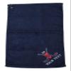 Mato & Hash Custom Embroidered Hockey Towels, Personalized Rally Towels, Team Bulk Towels - 10PK Navy CE6900Hockey view 2