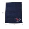 Mato & Hash Custom Embroidered Hockey Towels, Personalized Rally Towels, Team Bulk Towels - 10PK Navy CE6900Hockey view 3