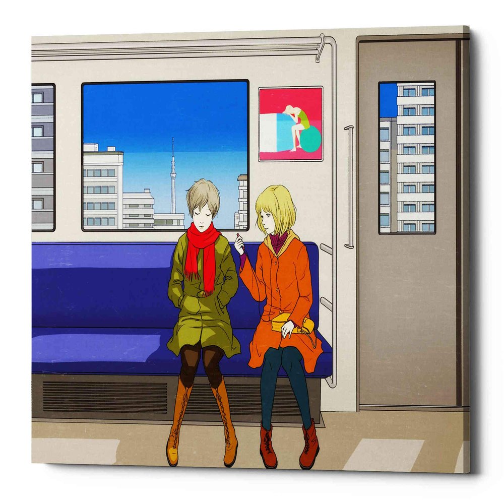 Epic Graffiti 'Hidamari' by Sai Tamiya, Canvas Wall Art, 16"x12"