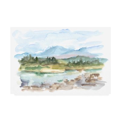 Trademark Fine Art Mountain Watercolor III by Ethan Harper, 16x24