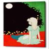 Epic Graffiti 'Alice in the Moonlight' by Sai Tamiya, Canvas Wall Art, 12"x18" view 1
