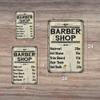 Barber Shop Price List Farmhouse Style 12 x 18 Matte Finish Metal 112180020218 view 3
