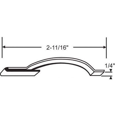 Frame Tension Spring, Screen, 2-25/64" L