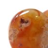 Innovative Surface Art Red Agate Stone Heart with Wood Stand (Heart #6) view 2