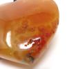 Innovative Surface Art Red Agate Stone Heart with Wood Stand (Heart #14) view 3