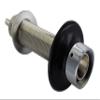 Chromed Brass Faucet Shank With 1/4 Barb - 4 5/8 Length view 1