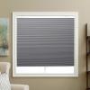 Cordless Cellular Shades Blackout Window Blinds Honeycomb Blinds Fabric 46" W x 48" H, Cool Silver(Blackout) view 1