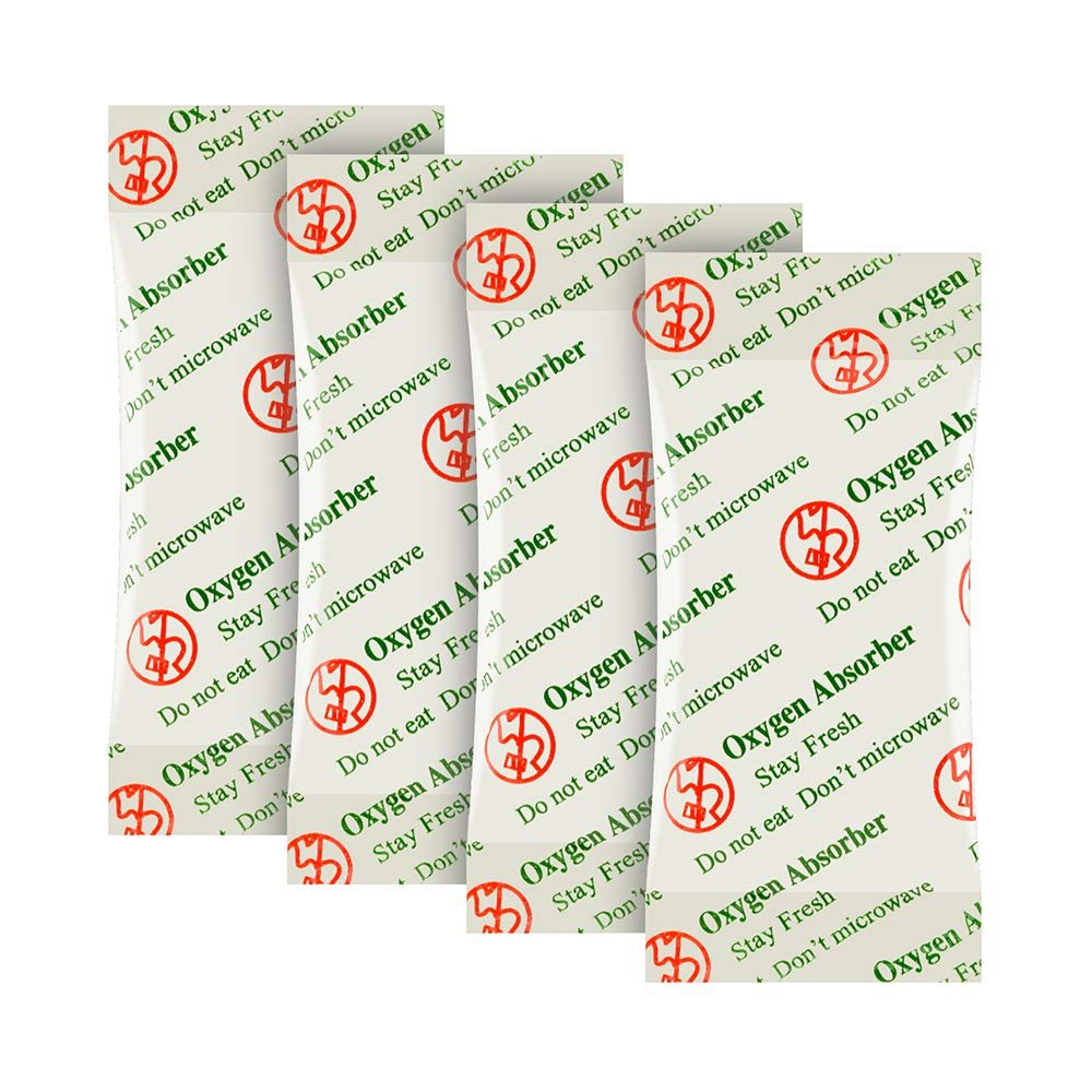 O2frepak 500CC(50-Pack) Food Grade Oxygen Absorbers Packets for Home Made Jerky and Long Term Food Storage