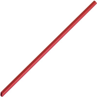 Hokuriku Aluminum Straw, 0.3 inch (7 mm), Metallic Red, Cool & Shake Straw 7, Made in Japan