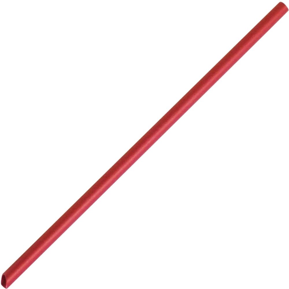 Hokuriku Aluminum Straw, 0.3 inch (7 mm), Metallic Red, Cool & Shake Straw 7, Made in Japan