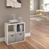 ClosetMaid 4-Cube Decorative Open Back Storage Organizer, Bleached Walnut view 2