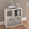 ClosetMaid 4-Cube Decorative Open Back Storage Organizer, Bleached Walnut view 4