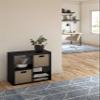 ClosetMaid Decorative Open Back 4-Cube Storage Organizer, Black view 4